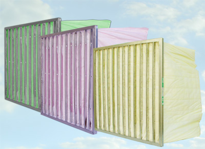 Filtros de Bolsillos Superficie Extendida